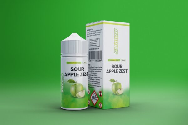 Sour Apple Zest Smooth Juice With Nicotine