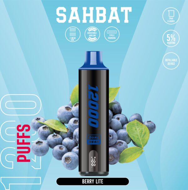 SAHBAT 12000 Berry Lite Disposable vape