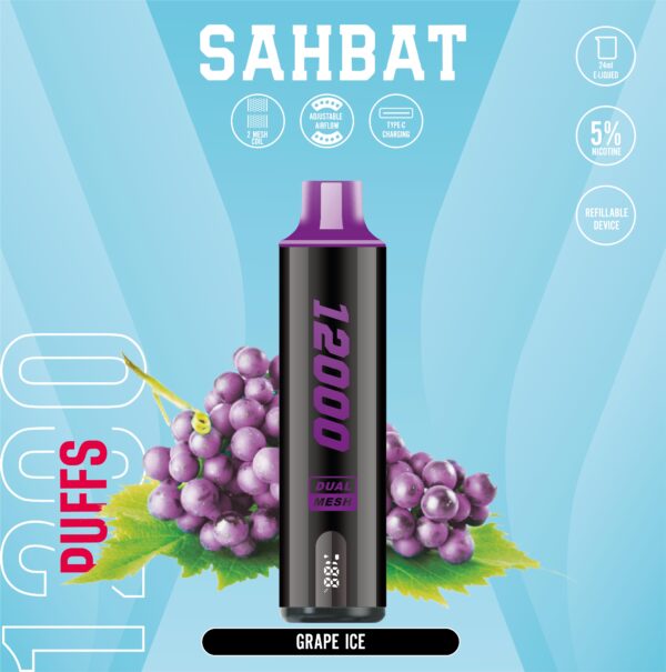 SAHBAT 12000 Grape ice Disposable vape