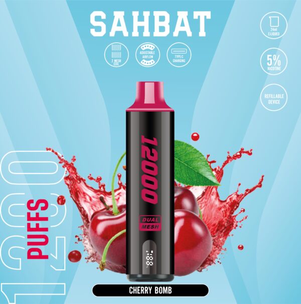 SAHBAT 12000 Cherry Bomb Disposable vape