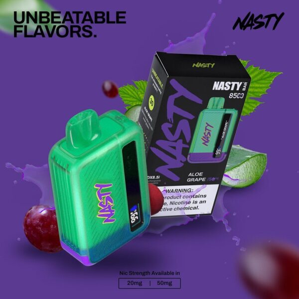 Nasty Bar DX8.5i Aloe Grape Disposable Vape