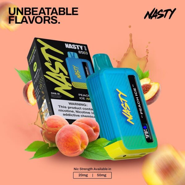 Nasty Bar DX8.5i Peach ice Disposable Vape