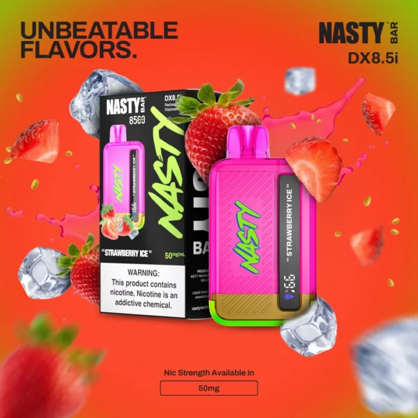 Nasty Bar DX8.5i Strawberry Ice Disposable Vape