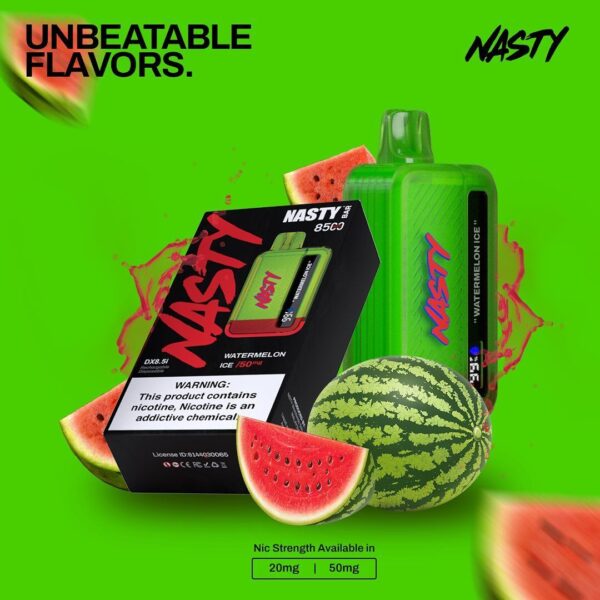 Nasty Bar DX8.5i Watermelon Ice Disposable Vape
