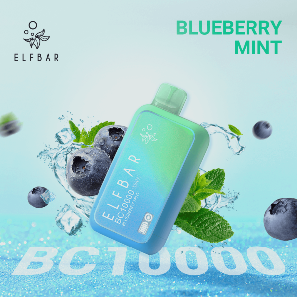 ElfBar Bc10000 Blueberry Mint Disposable Vape