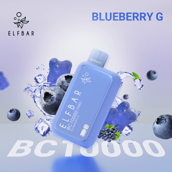 ElfBar Bc10000 Blueberry G Disposable Vape