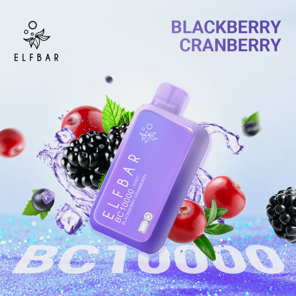 ElfBar Bc10000  Blackberry Cranberry Disposable Vape