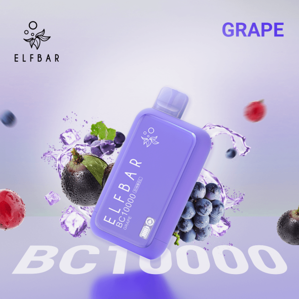 ElfBar Bc10000 Grape Disposable Vape