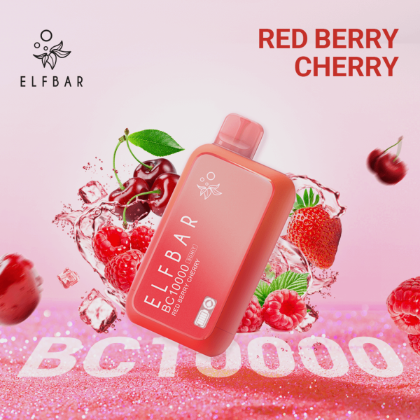 ElfBar Bc10000 Red Berry Cherry Disposable Vape