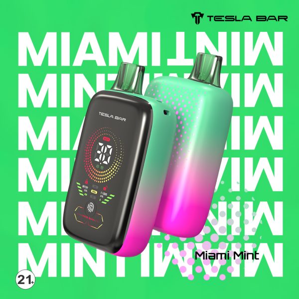 Miami Mint Tesla XT 25000 Puffs Disposable Vape