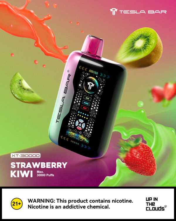 TESLA BAR XT 30000 Puffs Strawberry Kiwi DIsposable Vape